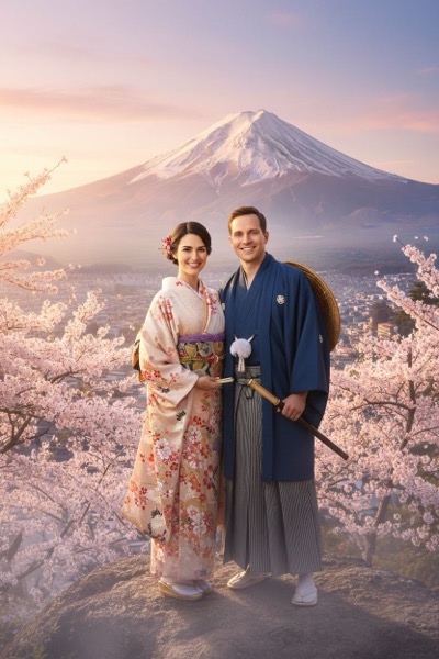 Japan (Mount Fuji) - AI Portrait Transformation
