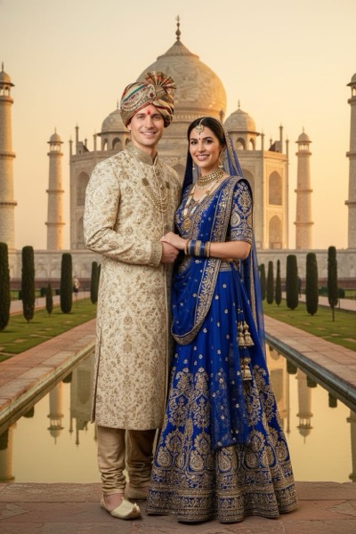 Taj Mahal - AI Portrait Transformation